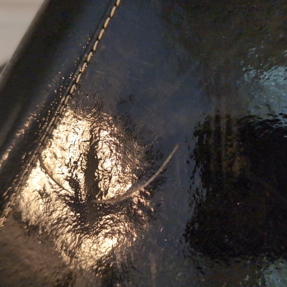 Dooney and Bourke Patent Leather Satchel - Picture 8 of 10